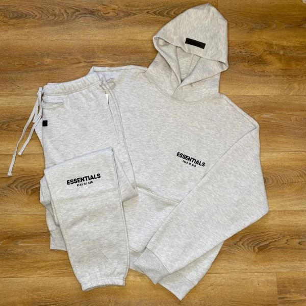 LIGHT Essentials Grey Hoodie And Sweatpants SetN